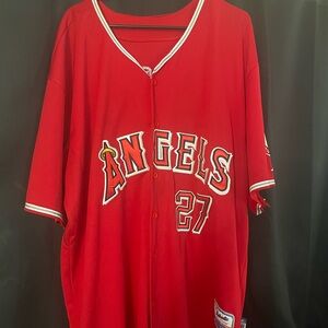 Mike Trout authentic Majestic merchandise jersey